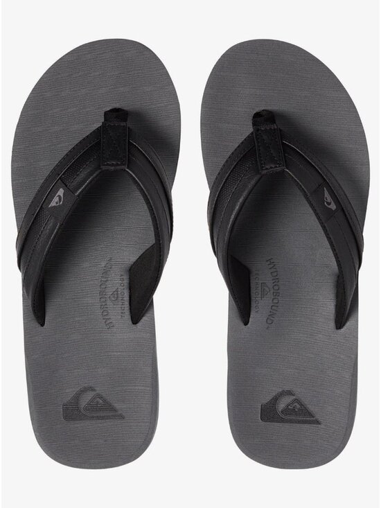 Men\'s Black Grey Suede Flip Flops Arch Support Athletic Sandals Thong Casual main image 5